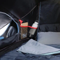 Quechua Tente De Camping - 2 SECONDS - 2 Places - Fresh & Black -Nabaiji tente de camping 2 seconds 2 places fresh and black 8