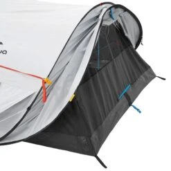 Quechua Tente De Camping - 2 SECONDS - 3 Places - Fresh & Black 16 Quechua Tente De Camping - 2 SECONDS - 3 Places - Fresh & Black -Nabaiji tente de camping 2 seconds 3 places fresh and black 6