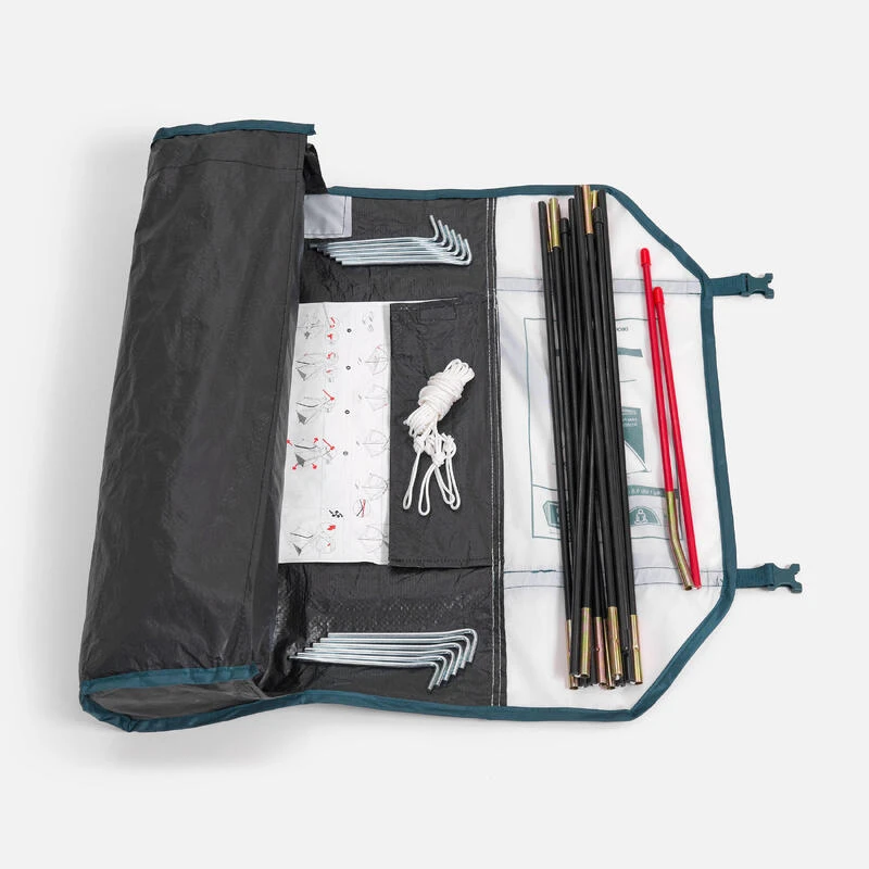 Quechua Tente De Camping - MH100 - 2 Places - Fresh & Black 4 Quechua Tente De Camping - MH100 - 2 Places - Fresh & Black – Image 4