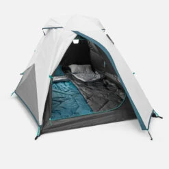 Quechua Tente De Camping - MH100 - 2 Places - Fresh & Black 14 Quechua Tente De Camping - MH100 - 2 Places - Fresh & Black -Nabaiji tente de camping mh100 2 places fresh and black 4