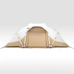 Quechua Tente Gonflable De Camping - Air Seconds 4.2 F&B - 4 Personnes - 2 Chambres -Nabaiji tente gonflable de camping air seconds 42 f and b 4 personnes 2 chambres 6