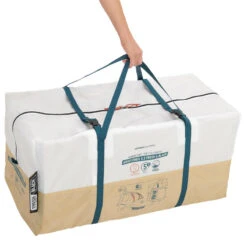 Quechua Tente Gonflable De Camping - Air Seconds 5.2 F&B - 5 Personnes - 2 Chambres -Nabaiji tente gonflable de camping air seconds 52 f and b 5 personnes 2 chambres 3