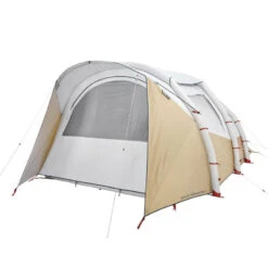 Quechua Tente Gonflable De Camping - Air Seconds 5.2 F&B - 5 Personnes - 2 Chambres -Nabaiji tente gonflable de camping air seconds 52 f and b 5 personnes 2 chambres 5