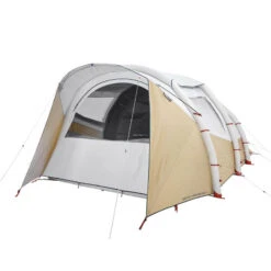 Quechua Tente Gonflable De Camping - Air Seconds 5.2 F&B - 5 Personnes - 2 Chambres -Nabaiji tente gonflable de camping air seconds 52 f and b 5 personnes 2 chambres 6