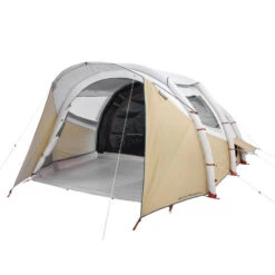Quechua Tente Gonflable De Camping - Air Seconds 5.2 F&B - 5 Personnes - 2 Chambres -Nabaiji tente gonflable de camping air seconds 52 f and b 5 personnes 2 chambres 7