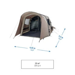 Quechua Tente Gonflable De Camping - AirSeconds 4.2 Polycoton - 4 Personnes - 2 Chambres 12 Quechua Tente Gonflable De Camping - AirSeconds 4.2 Polycoton - 4 Personnes - 2 Chambres -Nabaiji tente gonflable de camping airseconds 42 polycoton 4 personnes 2 chambres 2