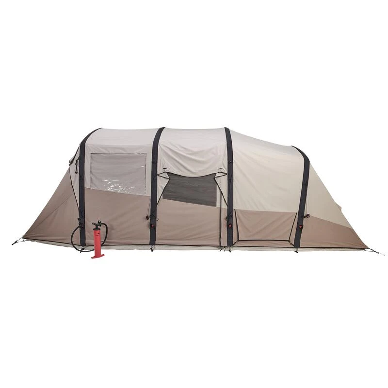 Quechua Tente Gonflable De Camping - AirSeconds 6.3 Polycoton - 6 Personnes - 3 Chambres 6 Quechua Tente Gonflable De Camping - AirSeconds 6.3 Polycoton - 6 Personnes - 3 Chambres – Image 6