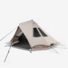 Quechua Tente Tipi De Camping - Tepee 5.2 Polycoton - 5 Personnes - 2 Chambres