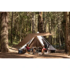 Quechua Tente Tipi De Camping - Tepee 5.2 Polycoton - 5 Personnes - 2 Chambres -Nabaiji tente tipi de camping tepee 52 polycoton 5 personnes 2 chambres 3