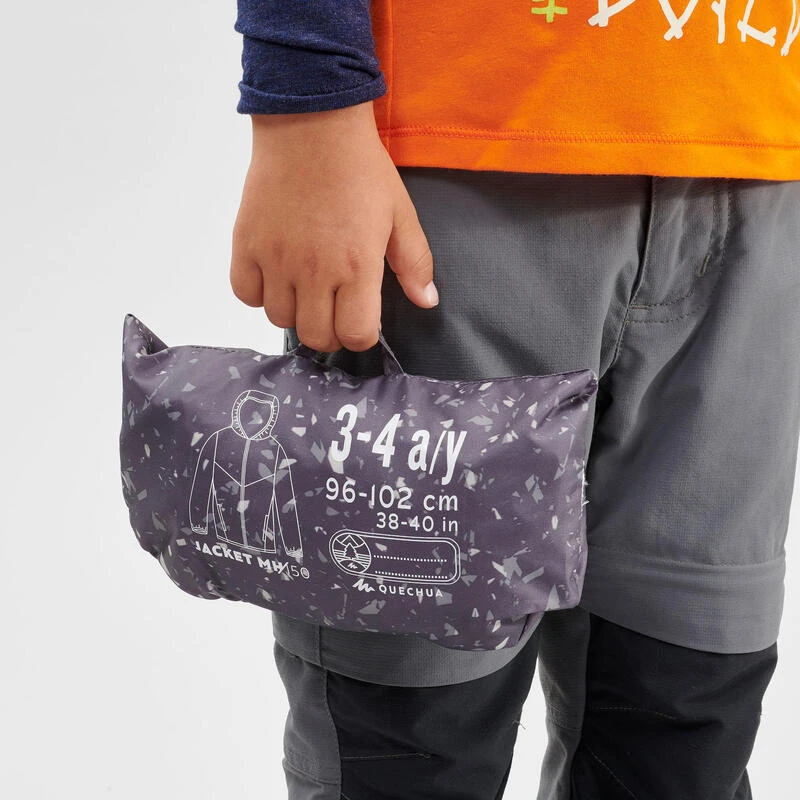 Quechua Veste Imperméable De Randonnée Enfant - MH100 Zip - 2-6 Ans 7 Quechua Veste Imperméable De Randonnée Enfant - MH100 Zip - 2-6 Ans – Image 7