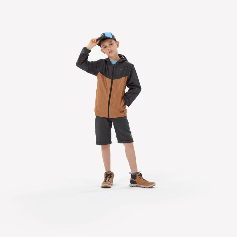 Quechua Veste Imperméable De Randonnée - MH100 Zip - Enfant 7-15 Ans 2 Quechua Veste Imperméable De Randonnée - MH100 Zip - Enfant 7-15 Ans – Image 2