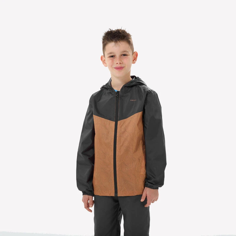 Quechua Veste Imperméable De Randonnée - MH100 Zip - Enfant 7-15 Ans 1 Quechua Veste Imperméable De Randonnée - MH100 Zip - Enfant 7-15 Ans