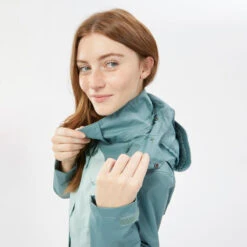 Quechua Veste Imperméable De Randonnée Montagne - MH100 - Femme 16 Quechua Veste Imperméable De Randonnée Montagne - MH100 - Femme -Nabaiji veste impermeable de randonnee montagne mh100 femme 6