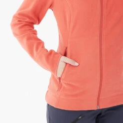 Quechua Veste Polaire De Randonnée - MH120 -orange Femme 9 Quechua Veste Polaire De Randonnée - MH120 -orange Femme -Nabaiji veste polaire de randonnee mh120 orange femme 3