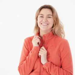 Quechua Veste Polaire De Randonnée - MH120 -orange Femme 10 Quechua Veste Polaire De Randonnée - MH120 -orange Femme -Nabaiji veste polaire de randonnee mh120 orange femme 4