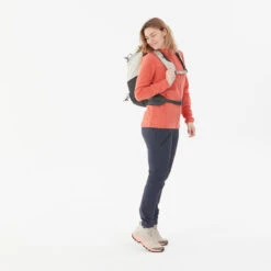 Quechua Veste Polaire De Randonnée - MH120 -orange Femme 11 Quechua Veste Polaire De Randonnée - MH120 -orange Femme -Nabaiji veste polaire de randonnee mh120 orange femme 5