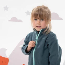 Quechua Veste Polaire De Randonnée - MH150 Grise - Enfant 2-6 Ans -Nabaiji veste polaire de randonnee mh150 grise enfant 2 6 ans 3