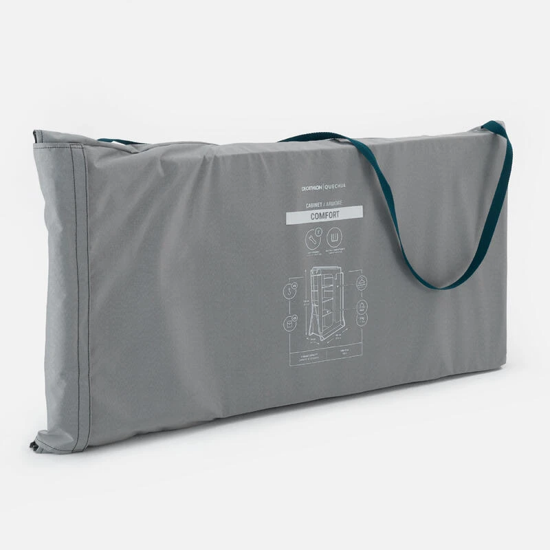 Devant -Nabaiji grande armoire pliable et compacte pour le camping confort 1